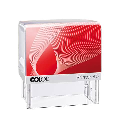 Timbro rettangolare Colop Printer G740 23x59 mm bianco - PR40G7.BI